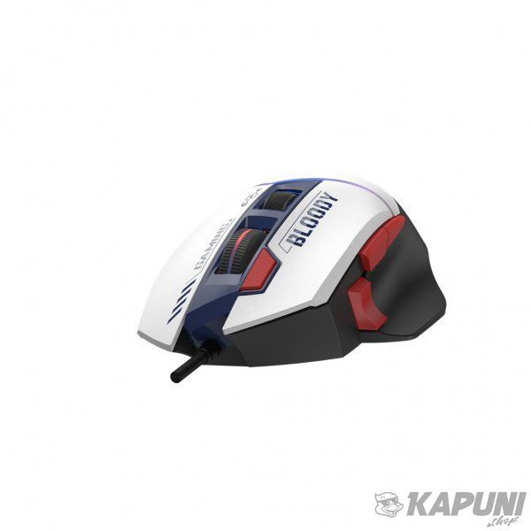 Игровая мышь Bloody, RGB, 20 000 CPI, Alpha20K, 50M нажатий, бело-черная W95 Ultra (Sports Navy) W95 Ultra (Sports Navy) фото