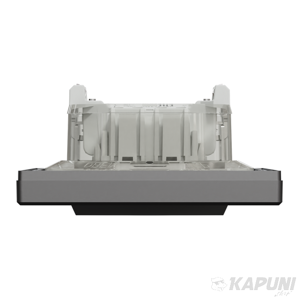 Вимикач одноклавішний Schneider Electric Asfora IP44 антрацит EPH0100271 EPH0100271 фото
