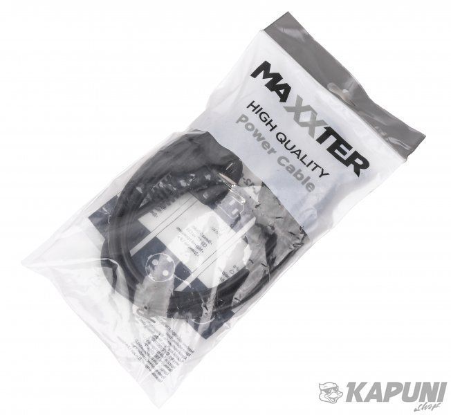 Кабель силовой, CEE7/7-C5, длина 1.8 м, с заземлением, 3*0.5 мм. Maxxter CL-15-6 CL-15-6 фото