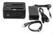 Док-станція, USB 3.0 2 слоти, чорний Agestar 3UBT8 (Black) 3UBT8 (Black) фото 2