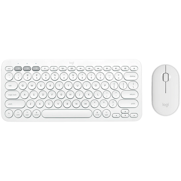 LOGITECH Pebble 2 Combo - TONAL WHITE - US INT'L - 2.4GHZ/BT - INTNL-973 - UNIVERSAL L920-012240 фото