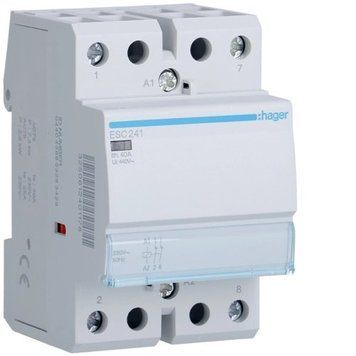 Контактор Hager ESC241 40A, 2НЗ, 230В ESC241 фото
