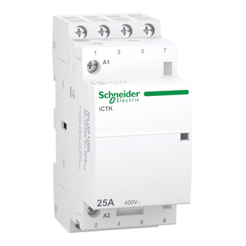 Контактор Schneider Electric iCTK 25A 4NO катушка 220-240 В (A9C40425) A9C40425 фото