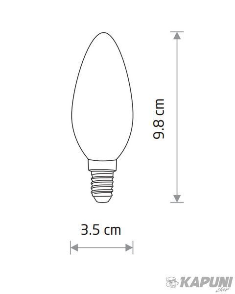 Лампа Nowodvorski 10589 Bulb E14 1x6W 3000K 650Lm 10589 фото