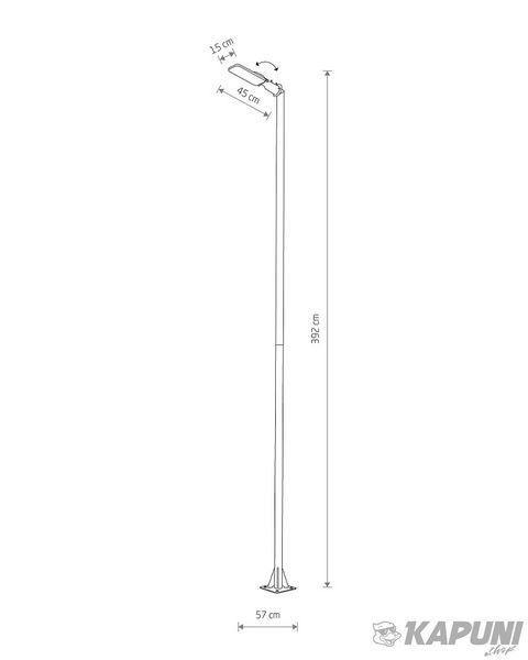 Світильник вуличний Nowodvorski 10283 Pathway Led Pro 1x60W 3000K 5700Lm IP65 10283 фото