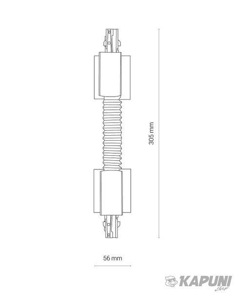 Соединитель Nowodvorski 8676 Ctls Recessed Power Flex Connector White 8676 фото