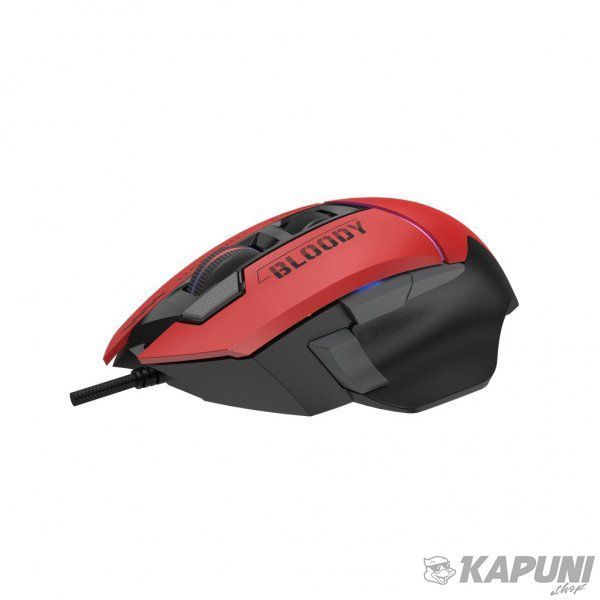 Ігрова миша Bloody, RGB, 20 000 CPI, Alpha20K, 50M натискань, червоно-чорна W95 Ultra (Sports Red) 985.44 фото
