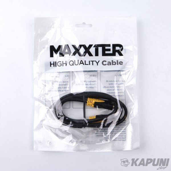 Кабель HDMI V.2.0, 4К 60Гц, позолоченные коннекторы, 2 м Maxxter VP-HDMI-2M VP-HDMI-2M фото