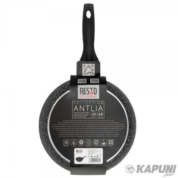 Сковорода глибока RESTO серія "ANTLIA", ⌀24, h=6.8 см 93062 93062 фото