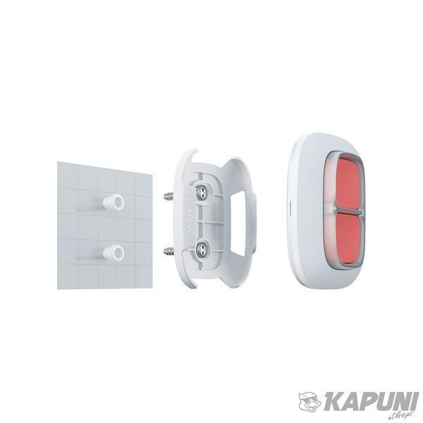 Беспроводная экстренная кнопка Ajax DoubleButton White (38103.79.WH1) 21053_AJAX фото