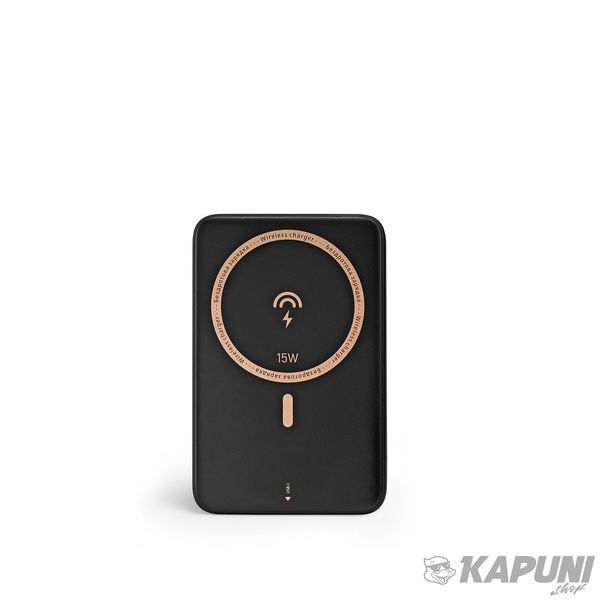 Повербанк с бездротовою зарядкою 10000mAh VIDEX VPB-331 PD20W Black VPB-331-B 29168 фото