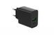 Сетевое зарядное устройство для Gembird 1 USB-A + 1 Type-C (PD20Вт + QC3.0 18Вт), черный TA-UC-PDQC20-01-BK TA-UC-PDQC20-01-BK фото 2