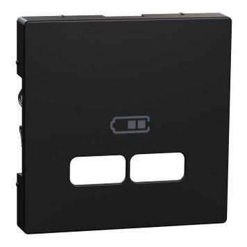 Накладка для USB розетки Schneider Electric Merten System M чорний матовий (MEG4367-0403) MEG4367-0403 фото