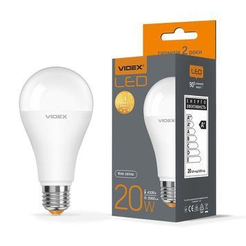 LED лампа VIDEX A65e 20W E27 4100K VL-A65e-20274 24350 фото