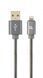Кабель USB 2.0 А-тато/Lightning, 2 м, преміум, 2.1 А, CC-USB2S-AMLM-2M-BG CC-USB2S-AMLM-2M-BG фото 1