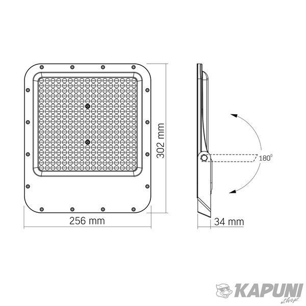 LED прожектор VIDEX PREMIUM F2 200W 5000K VL-F2-2005G 26173 фото