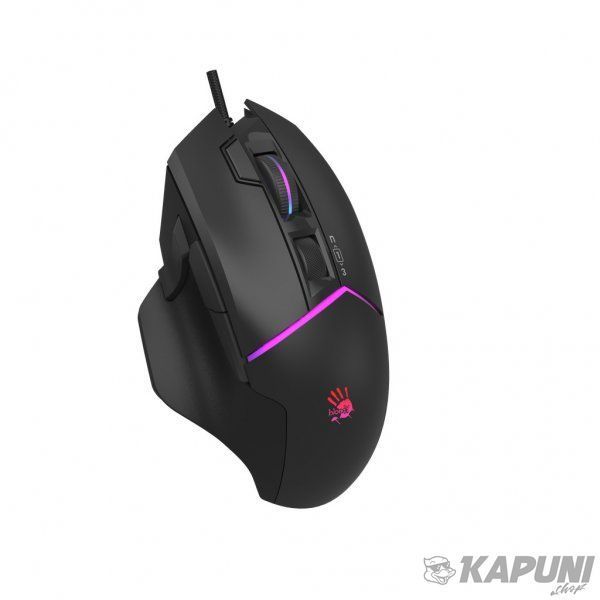 Игровая мышь Bloody, RGB, 20 000 CPI, Alpha20K, 50M нажатий, черная W95 Ultra (Stone Black) W95 Ultra (Stone Black) фото