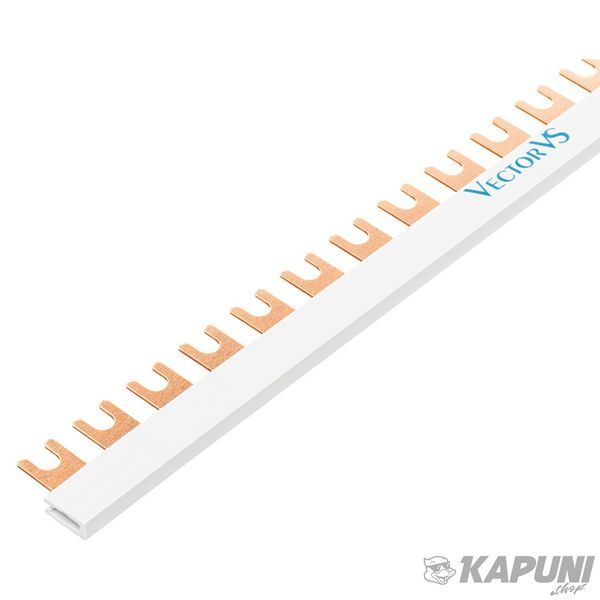 Гребінчаста шина Vector VS GENESIS 10 мм&sup2; 1P вилочна 54 модуліулі GFB10154 GFB10154 фото