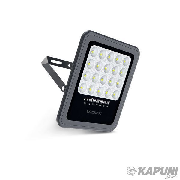 LED прожектор автономний VIDEX 500Lm 5000K VLE-FSO3-205 27409 фото
