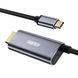 Кабель USB-C на HDMI, 4K 60 Гц, вход питания PD, 1.8м Choetech XCH-M180GY XCH-M180GY фото 1
