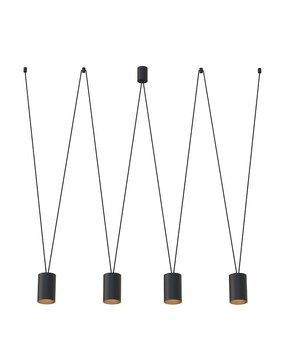 Подвесной светильник Nowodvorski 7814 More tone IV 4x10W IP20 Black/Gold 7814 фото