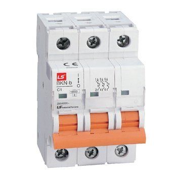 Модульный автоматический выключатель LS ELECTRIC BKN 3P B10 А 10 кА 061302068B 061302068B фото