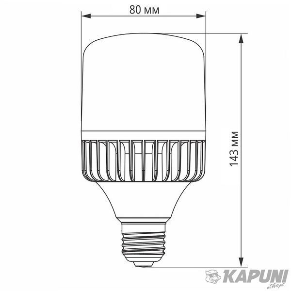 LED лампа VIDEX A80 30W E27 5000K VL-A80-30275 25002 фото