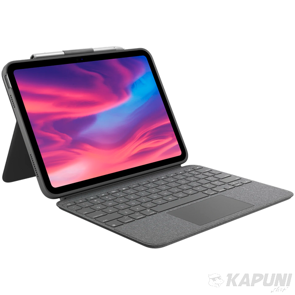 LOGITECH Combo Touch for iPad (10th gen) - OXFORD GREY - США - OTHER - INTNL-973 L920-011382 фото