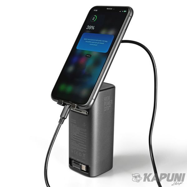 Повербанк 20000mAh VIDEX VPB-350 130W PD100W +Display VPB-350-G 28607 фото