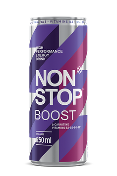 Енергетичний напій NON STOP Boost 0,25 л BOOST_0.25 фото