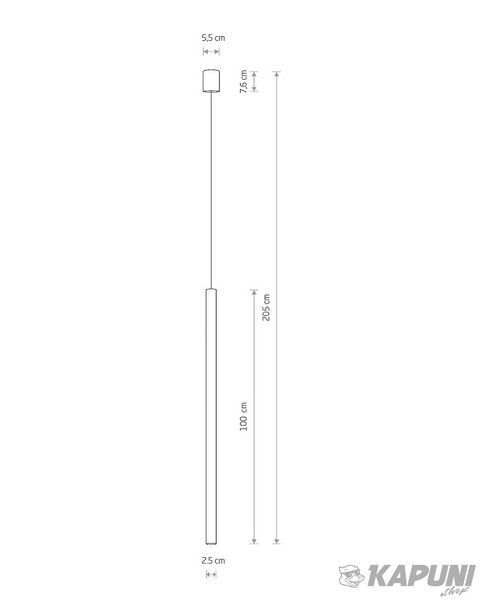 Підвісний світильник Nowodvorski 8434 Laser 1000 zwis G9 1x10W IP20 Solid Brass 8434 фото