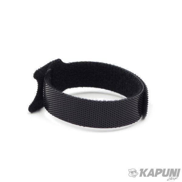Крепежный хомут-липучка Cablexpert 210 x 12 мм, черный, 100 шт. в пакете VT-210x12 VT-210x12 фото