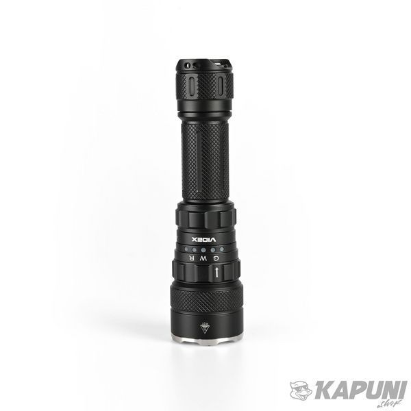 Тактичний світлодіодний ліхтарик VIDEX 2000Lm 5000K VLF-AT255RG 27427 фото