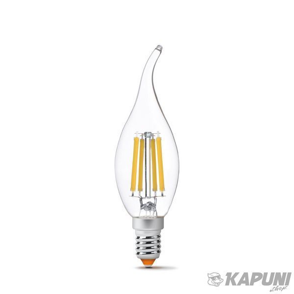 LED лампа VIDEX Filament C37Ft 6W E14 4100K VL-C37Ft-06144 25796 фото