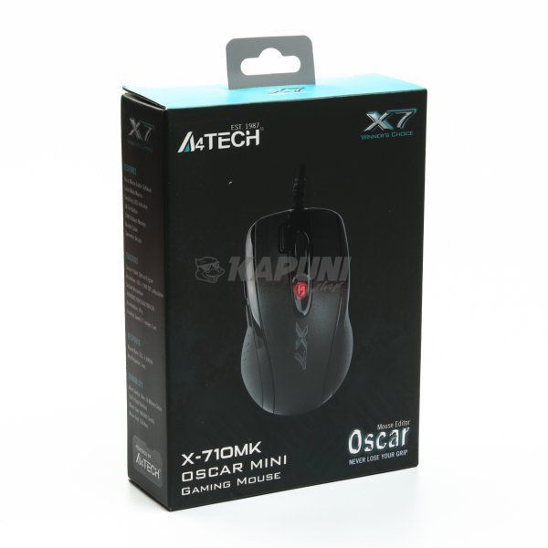 Мышь игровая Oscar, USB A4Tech X-710 MK USB (Black) X-710 MK USB (Black) фото