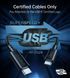 Кабель USB4 (40Gbps) Power Delivery (PD) 100 Ватт, 8K@60Hz, C-тато/C-тато, 0.8 м, преміум, XCC-1028-BK XCC-1028-BK фото 2