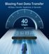 Кабель USB4 (40Gbps) Power Delivery (PD) 100 Ватт, 8K@60Hz, C-тато/C-тато, 0.8 м, преміум, XCC-1028-BK XCC-1028-BK фото 4