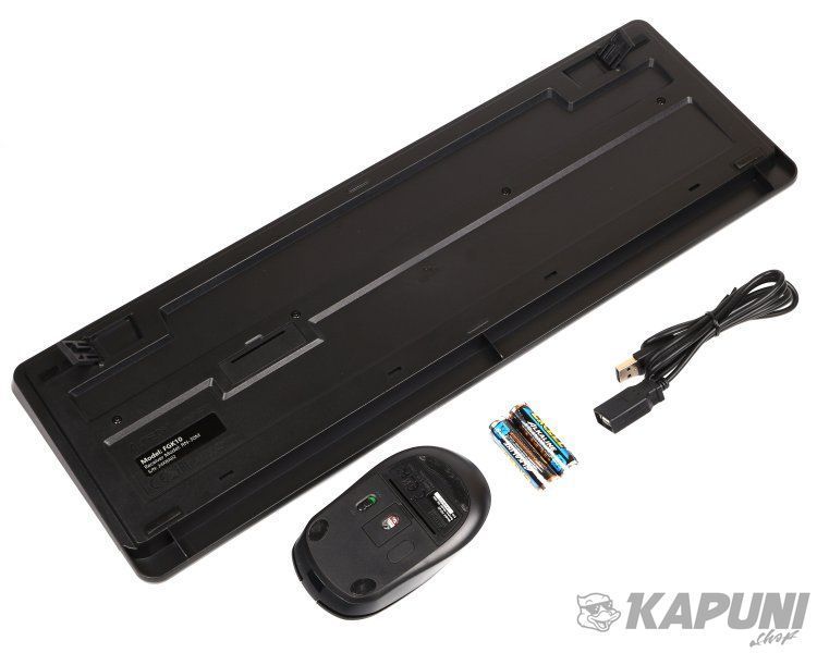 Комплект беспроводной Fstyler клавиатура+мышь, черный, USB A4Tech FG1012S (Black) FG1012S (Black) фото