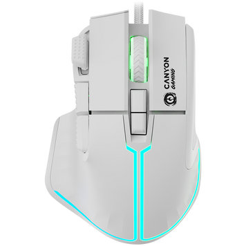 CANYON mouse Fortnax GM-636 RGB 9buttons Wired White CND-SGM636W фото