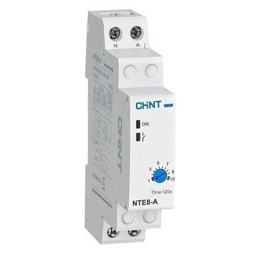 Реле задержки времени Chint NTE8-A 12s-120s AC230V на отключение 1NO 258347 фото