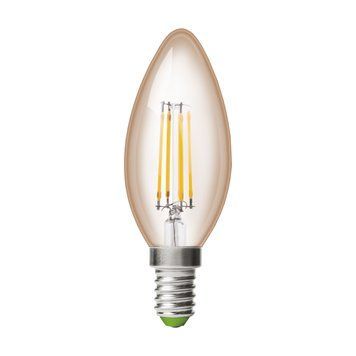 LED Лампа EUROLAMP филамент "Свеча" 6W-E14-4000K "1+1" MLP-LED-CL-06144(Amber) фото
