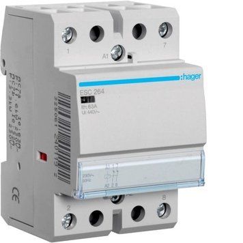 Контактор Hager ESC264 63A, 2НЗ, 230В ESC264 фото