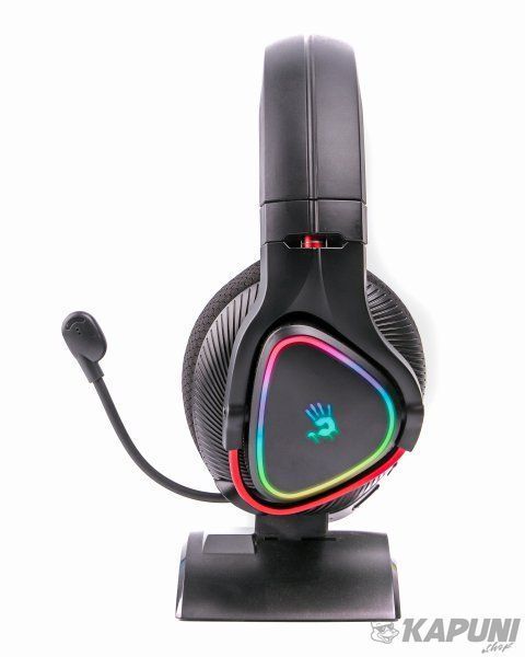 Ігрові навушники з мікрофоном, RGB, Bluetooth + 2.4GHz + 3.5 jack Bloody MR710 Bloody (Black) MR710 Bloody (Black) фото