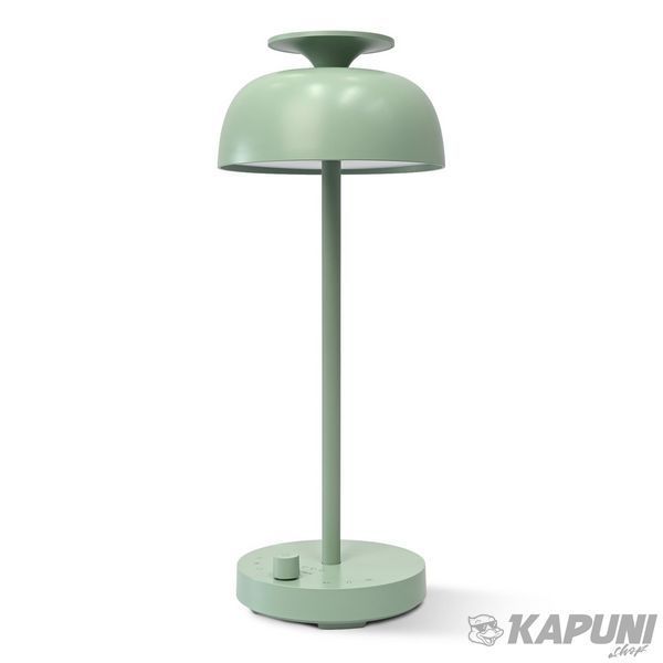 LED лампа настiльна с акумулятором VIDEX 8.5W 4000K+RGB Green VL-TF23G 29248 фото