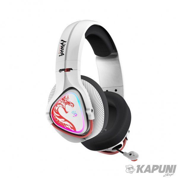 Беспроводные игровые наушники с микрофоном Bloody RGB, Bluetooth + 2.4GHz + 3.5 jack MR720 (Naraka) MR720 (Naraka) фото