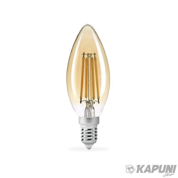 LED лампа TITANUM Filament C37 4W E14 2200K бронза TLFC3704142A 25524 фото