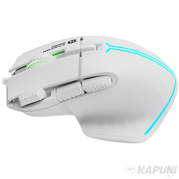 CANYON mouse Fortnax GM-636 RGB 9buttons Wired White CND-SGM636W фото