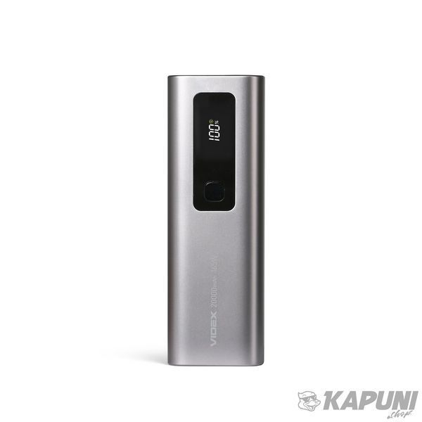 Повербанк 20000mAh VIDEX VPB-366 165W PD100W +Display VPB-366-G 28606 фото