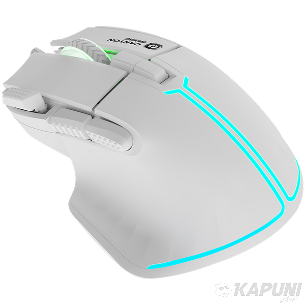 CANYON mouse Fortnax GM-636 RGB 9buttons Wired White CND-SGM636W фото