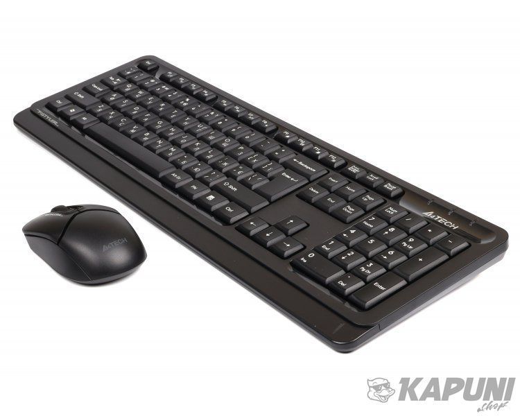 Комплект беспроводной Fstyler клавиатура+мышь, черный, USB A4Tech FG1012 (Black) FG1012 (Black) фото